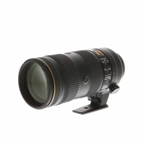 Nikon AF-S NIKKOR 70-200mm f/2.8 E FL ED VR Autofocus Lens {77} with Tripod  Foot at KEH Camera