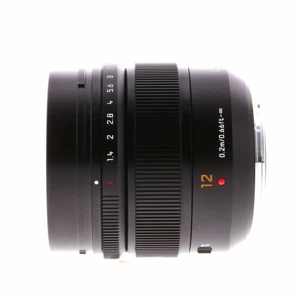 Panasonic Lumix Leica 12mm f/1.4 DG Summilux ASPH. Lens for MFT (Micro Four  Thirds), Black {62} at KEH Camera