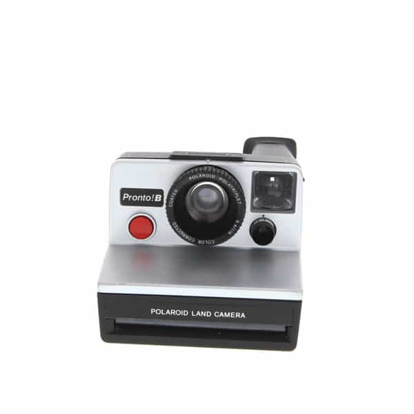 Polaroid Pronto! B Land Camera Instant Film Camera, White/Black (SX-70 Film)  at KEH Camera