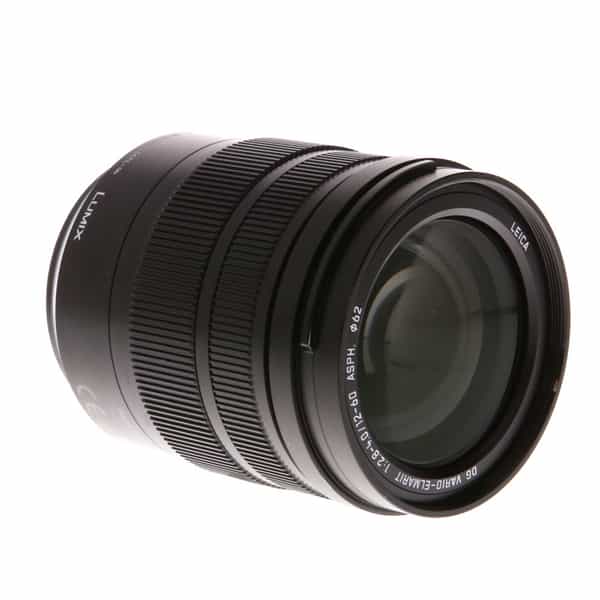 Panasonic Leica Lumix 12-60mm f/2.8-4 DG Vario-Elmarit Asph. Power O.I.S.  Autofocus Lens for MFT (Micro Four Thirds), Black {62} at KEH Camera