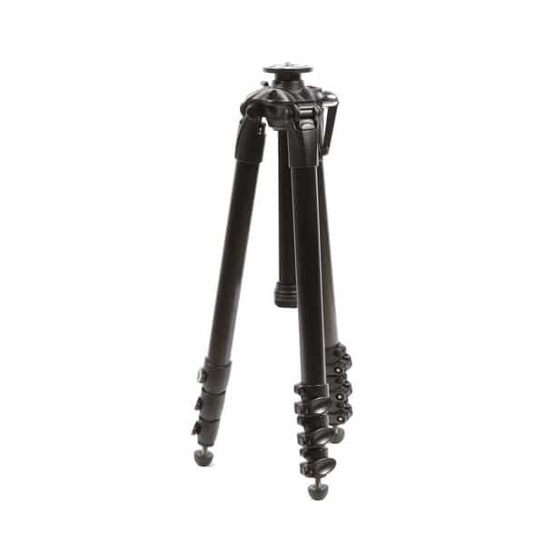 Manfrotto MT057C4-G 057 Carbon Fiber Tripod Legs With Geared Column, Black  at KEH Camera