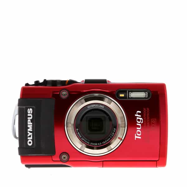 Olympus Stylus Tough TG-3 Digital Camera, Red {16MP} at KEH Camera