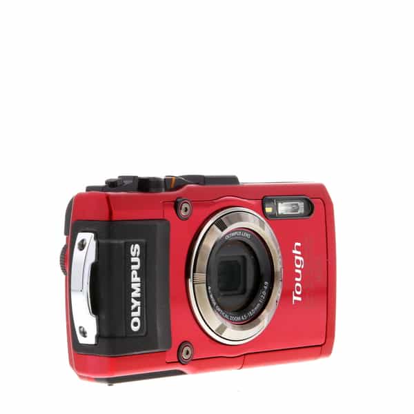 Olympus Stylus Tough TG-3 Digital Camera, Red {16MP} at KEH Camera