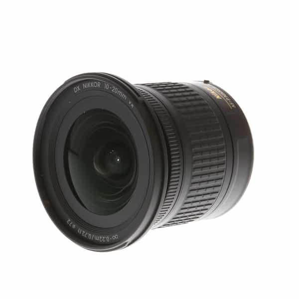 Nikon AF-P DX Nikkor 10-20mm f/4.5-5.6 G VR Autofocus APS-C Lens, Black  {72} at KEH Camera