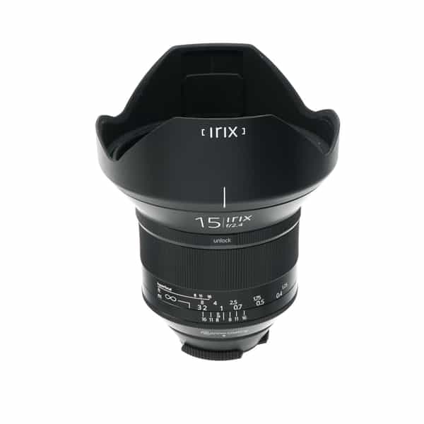 IRIX 15mm f/2.4 Blackstone Full-Frame Manual Focus Lens for Pentax K-Mount,  Black {95} at KEH Camera