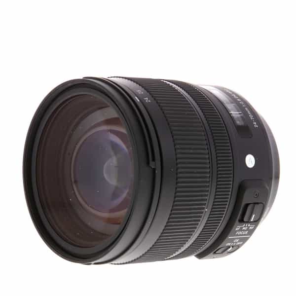 Sigma 24-70mm f/2.8 DG HSM OS A (Art) Autofocus Lens for Nikon F-Mount,  Black {82} at KEH Camera