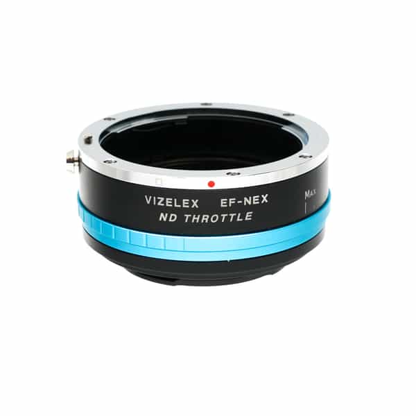 FotodioX Vizelex EF-Sony E ND Throttle Adapter for Canon EOS EF-Mount Lens  to Sony E-Mount at KEH Camera