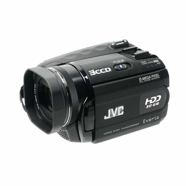 JVC GZ-MG505U Hard Disk Video Camera, Black (30GB HDD) {5MP} at KEH Camera