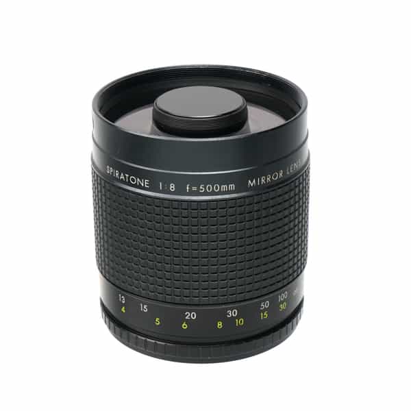 Spiratone 500mm F/8 Minitel-M Mirror Lens With T-Mount Adapter for Nikon  {72} at KEH Camera
