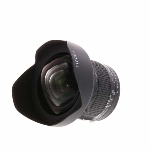 IRIX 11mm f/4 Firefly Full-Frame (FX) Manual Focus Lens for Nikon f, Black  {Rear Gel} (CPU Contacts) at KEH Camera