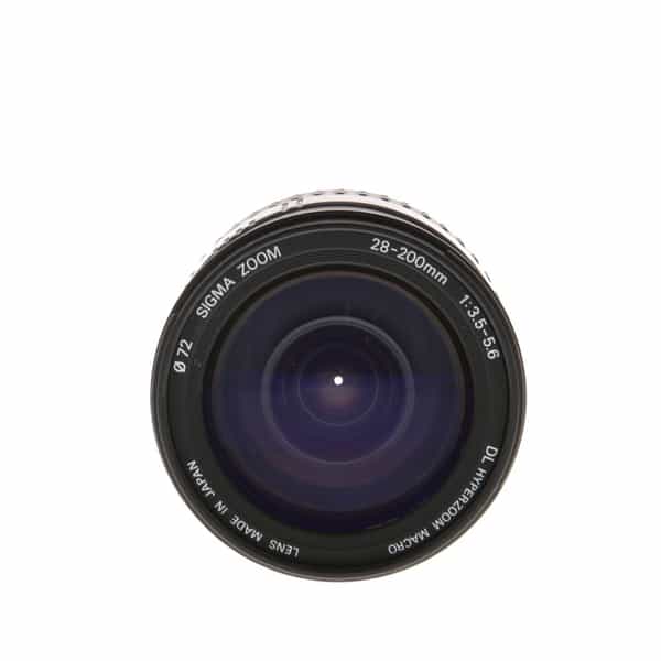 Sigma 28-200mm F/3.5-5.6 D IF Macro Hyperzoom Aspherical Autofocus Lens for  Nikon F-Mount, Black {72} at KEH Camera