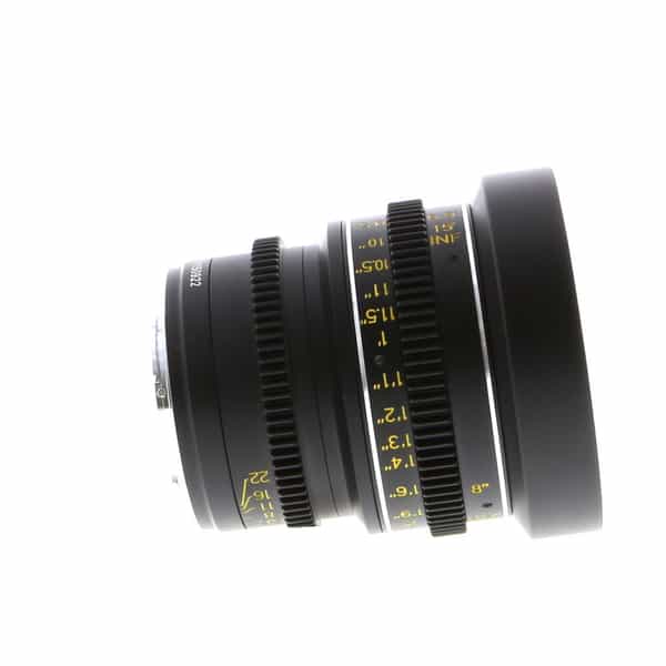 Veydra 16mm T2.2 Mini Prime Manual Lens for MFT (Micro Four Thirds) {77}  Focus Scale in Feet at KEH Camera