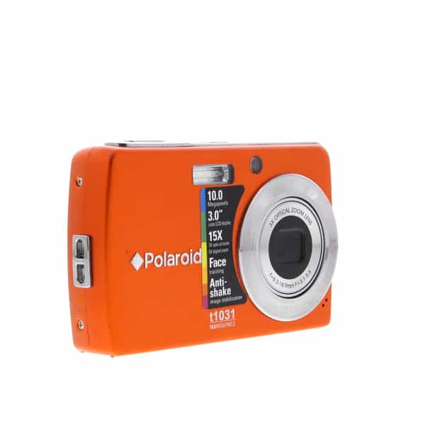 Polaroid t1031 Digital Camera, Orange {10MP} at KEH Camera