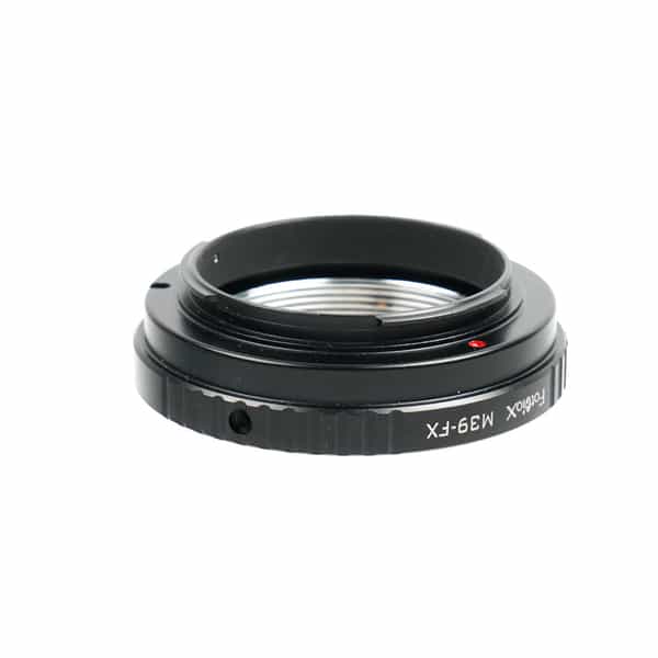 FotodioX M39-FX Adapter for M39 Screw Mount Lens to Fujifilm X-Mount at KEH  Camera