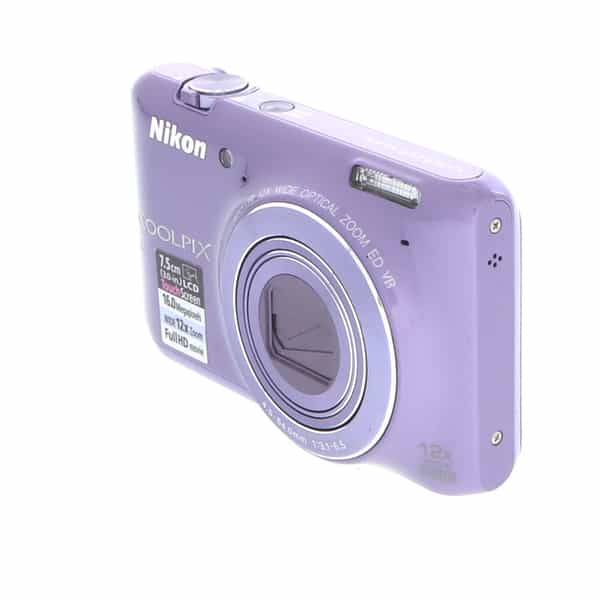 Nikon Coolpix S6400 Digital Camera, Purple {16MP} at KEH Camera