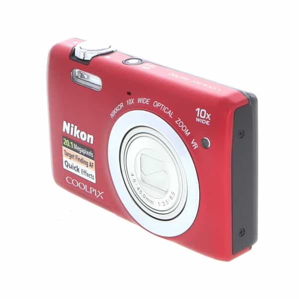 Nikon Coolpix S6700 Digital Camera, Red {20.1MP} at KEH Camera