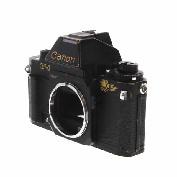 Canon F-1N (Latest) "LA Olympics" 35mm Camera Body, Black with AE Prism at  KEH Camera