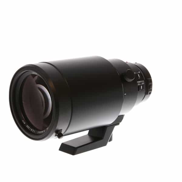 Panasonic Lumix Leica 200mm f/2.8 DG Elmarit Power O.I.S. Lens for MFT  (Micro Four Thirds), Black {77} with Tripod Mount, DMW-TC14 1.4X  Teleconverter at KEH Camera