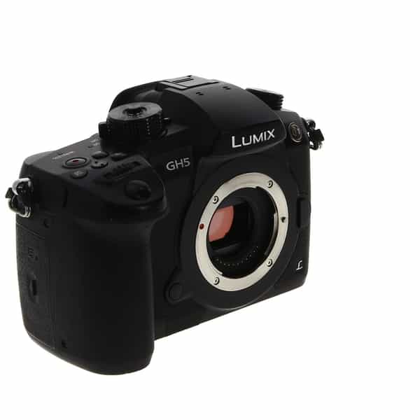 Panasonic Lumix DC-GH5 Mirrorless MFT (Micro Four Thirds) Digital Camera  Body, Black, with V-Log L Upgrade {20.3MP} at KEH Camera