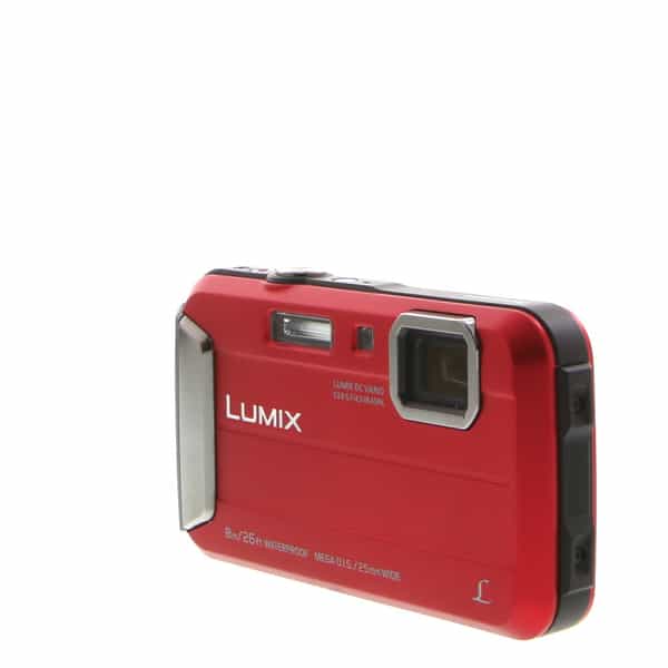 Panasonic Lumix DMC-TS30 Red Waterproof Underwater Digital Camera {16.1MP}  at KEH Camera