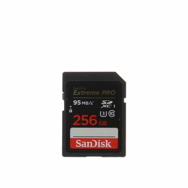 Sandisk 256GB Extreme PRO 95 MB/s Class 10 UHS 3 SDXC I Memory Card at KEH  Camera