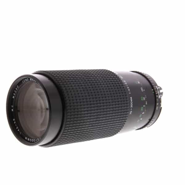 Cosina 75-300mm f/4.5-5.6 Macro MC AIS Manual Focus Lens for Nikon {58} at  KEH Camera