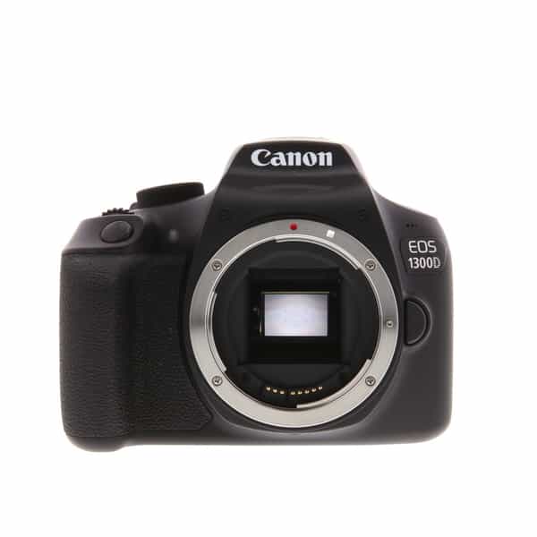 Canon EOS 1300D (International Rebel T6) DSLR Camera Body, Black {18MP} at  KEH Camera
