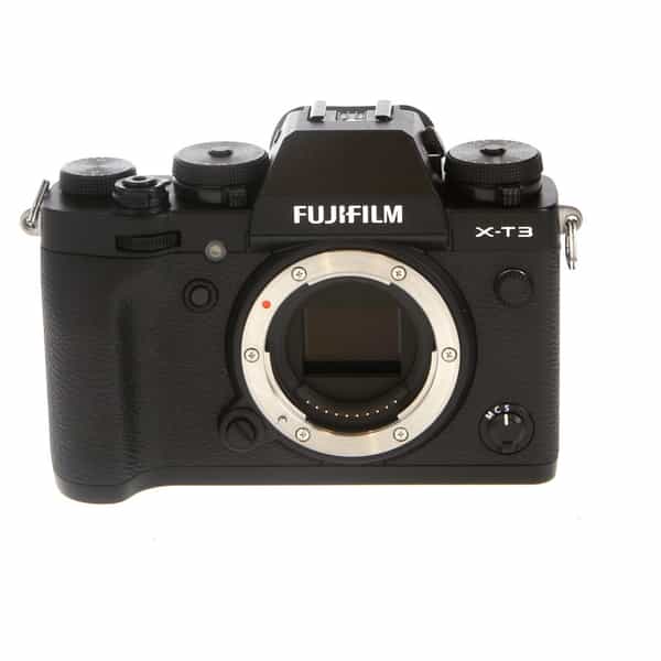Fujifilm X-T3 Mirrorless Digital Camera Body, Black {26.1MP} with EF-X8  Flash at KEH Camera