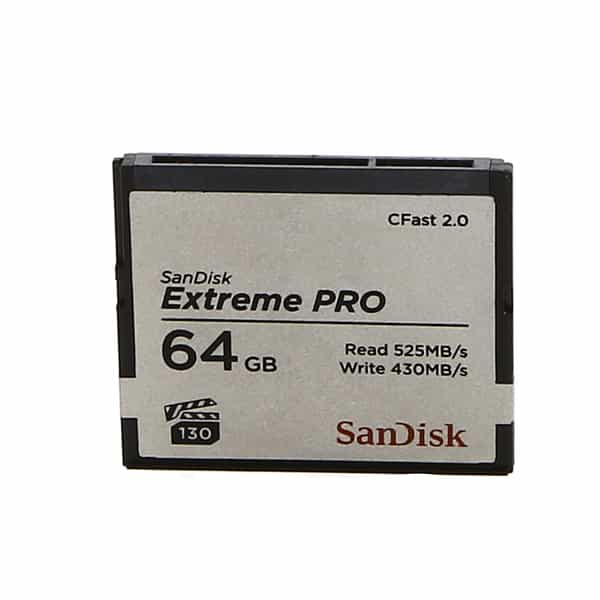 SanDisk Extreme PRO 64GB CFast 2.0 430 MB/s Memory Card at KEH Camera