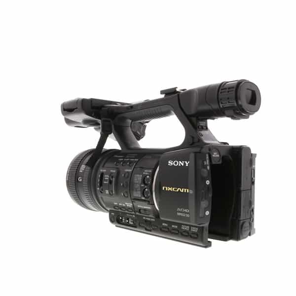 Sony HXR-NX5U NXCAM Camcorder with ECM-XM1 XLR Microphone at KEH Camera