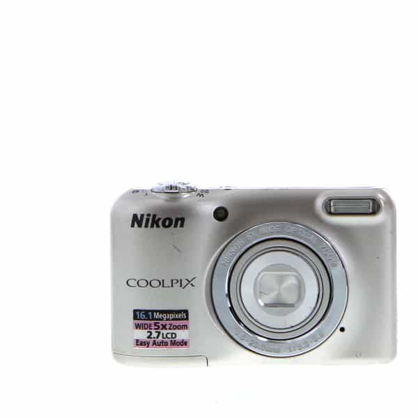 Nikon Coolpix L27 Digital Camera, Silver {16.1MP} Requires 2/AA at KEH  Camera