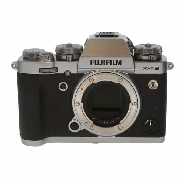 Fujifilm X-T3 Mirrorless Digital Camera Body, Silver {26.1MP} without EF-X8  Flash at KEH Camera
