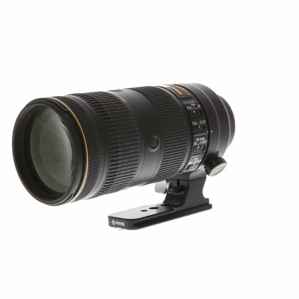 Nikon AF-S NIKKOR 70-200mm f/2.8 E FL ED VR Autofocus Lens {77} with Really  Right Stuff LCF-11 Tripod Foot at KEH Camera