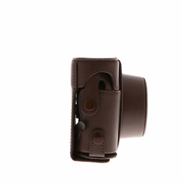 Fujifilm LC-X100F Brown Leather Case With Strap (For X100F) at KEH Camera
