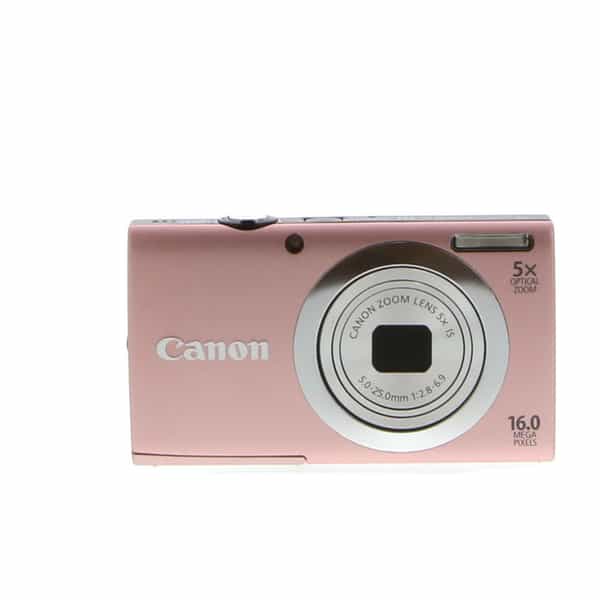 Canon Powershot A2400 IS Digital Camera, Pink {16MP} at KEH Camera