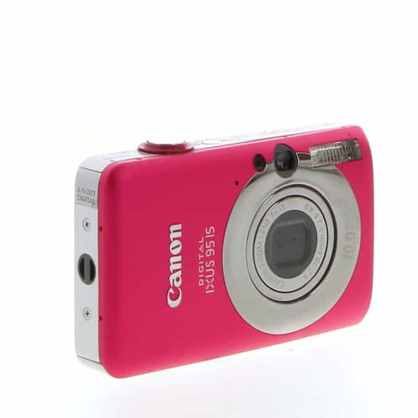Canon IXUS 95 IS Digital Camera, Pink {12.1MP} International Version of  ELPH SD1200 IS at KEH Camera