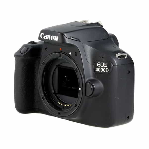 Canon EOS 4000D DSLR Camera Body, Black {18MP} at KEH Camera