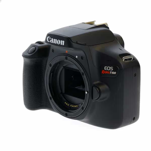 Canon EOS Rebel T100 DSLR Camera Body, Black {18MP} at KEH Camera