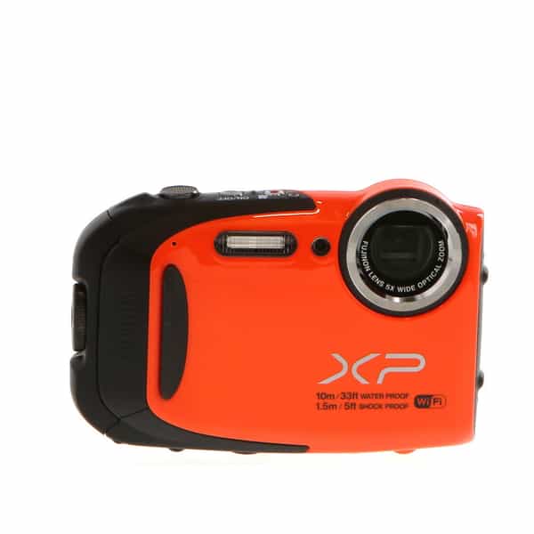 Fujifilm FinePix XP70 Digital Camera, Orange {16.4MP} Waterproof 33' at KEH  Camera