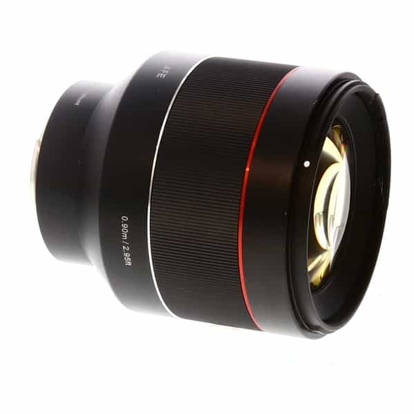 Samyang AF 85mm f/1.4 FE Full-Frame Autofocus Lens for Sony E-Mount, Black  {77} at KEH Camera