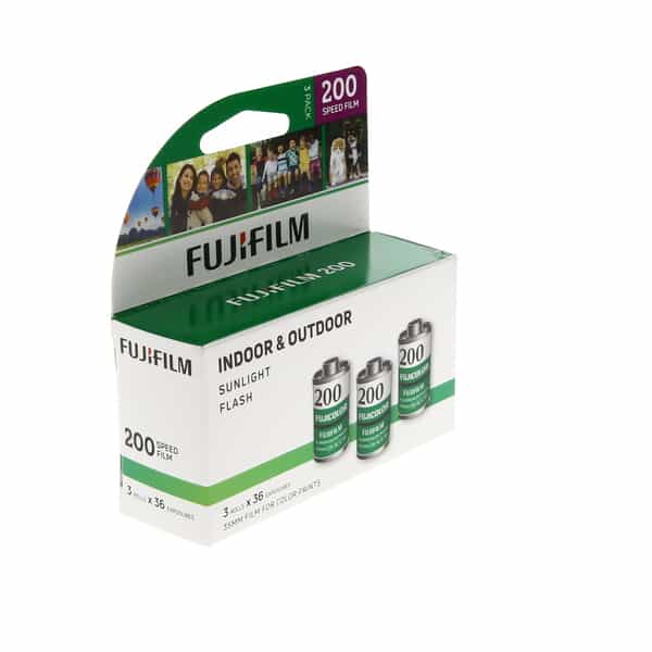 Fujifilm FujiColor CA-135-36 (ISO 200) 3-Pack 35mm Color Negative Film at  KEH Camera