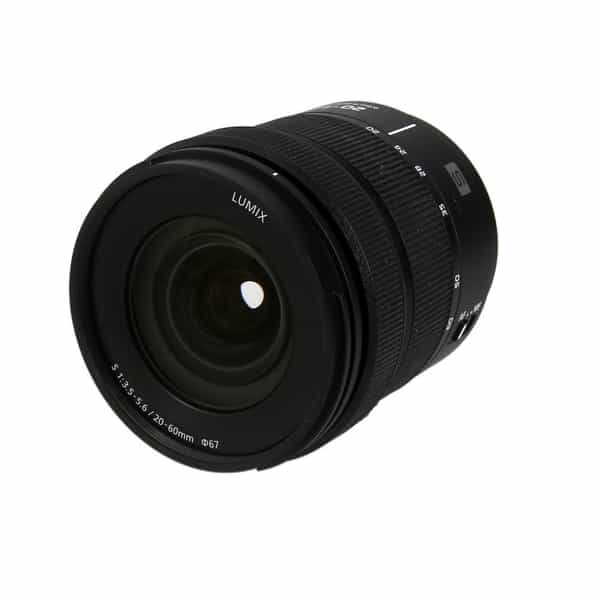 Panasonic Lumix S 20-60mm f/3.5-5.6 Full-Frame Autofocus Lens for  Mirrorless L-Mount, Black {67} at KEH Camera