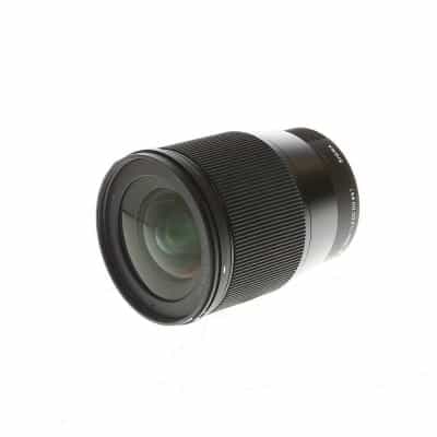 Sigma 16mm f/1.4 DC DN C (Contemporary) Autofocus APS-C Lens for Canon EF-M  Mount, Black {67} at KEH Camera