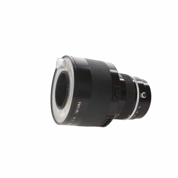 Nikon 120mm f/4 Medical-NIKKOR (M=1/11) Manual Focus Lens with 0.8-2X  Close-up Adapter, AC Power Unit LA-2, Cords at KEH Camera