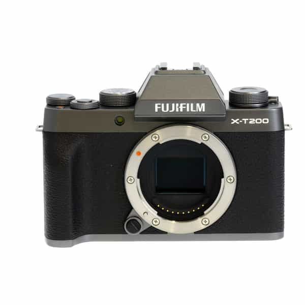 Fujifilm X-T200 Mirrorless Camera Body, Dark Silver {24.2MP} at KEH Camera
