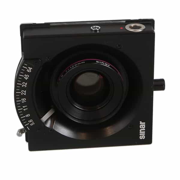 Sinar 120mm f/5.6 Sinaron digital macro Lens {M49} with Sinar CMV (32MT)  Shutter 443.84.111 at KEH Camera