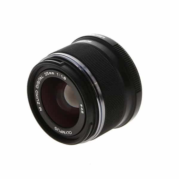 Olympus 25mm f/1.8 M.Zuiko Digital MSC Autofocus Lens for MFT (Micro Four  Thirds) Black {46} without Decoration Ring at KEH Camera