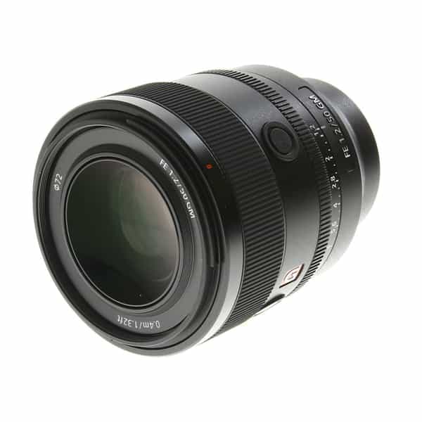 Sony FE 50mm f/1.2 GM Full-Frame Autofocus Lens for E-Mount, Black {72}  SEL50F12GM at KEH Camera