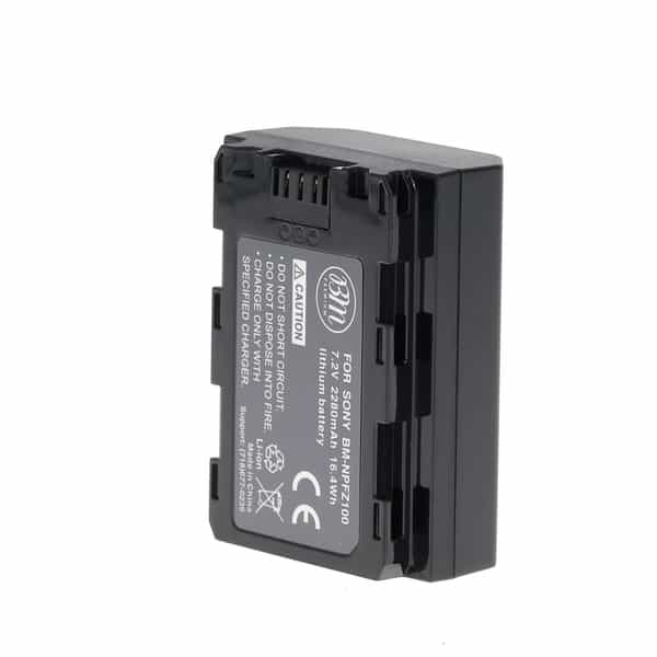 BM Premium Battery NP-FZ100 for Sony a7III, a7RIV, a9, a7SIII (7.2V  2280mAh) at KEH Camera
