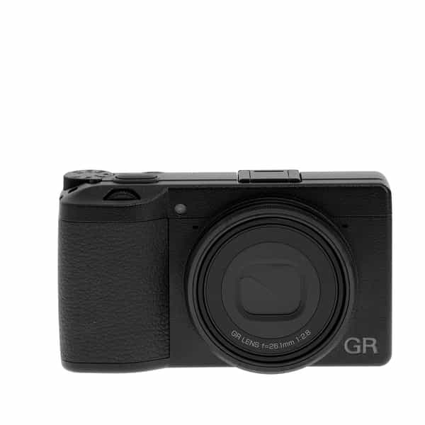 Ricoh GR IIIx Digital Camera with 26.1mm f/2.8 Lens, Black with Black Trim  Ring {24.2MP} at KEH Camera